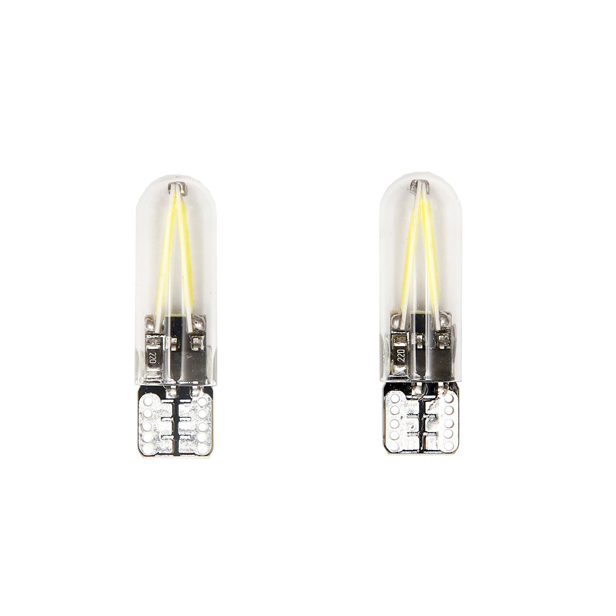 Set of 2 LED SMD bulbs 12V T10 0.04A cold light Breckner Germany